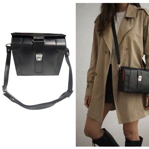 Vintage Camera Crossbody Bag | Red Felt Interior | Dark Academia | Archive Style